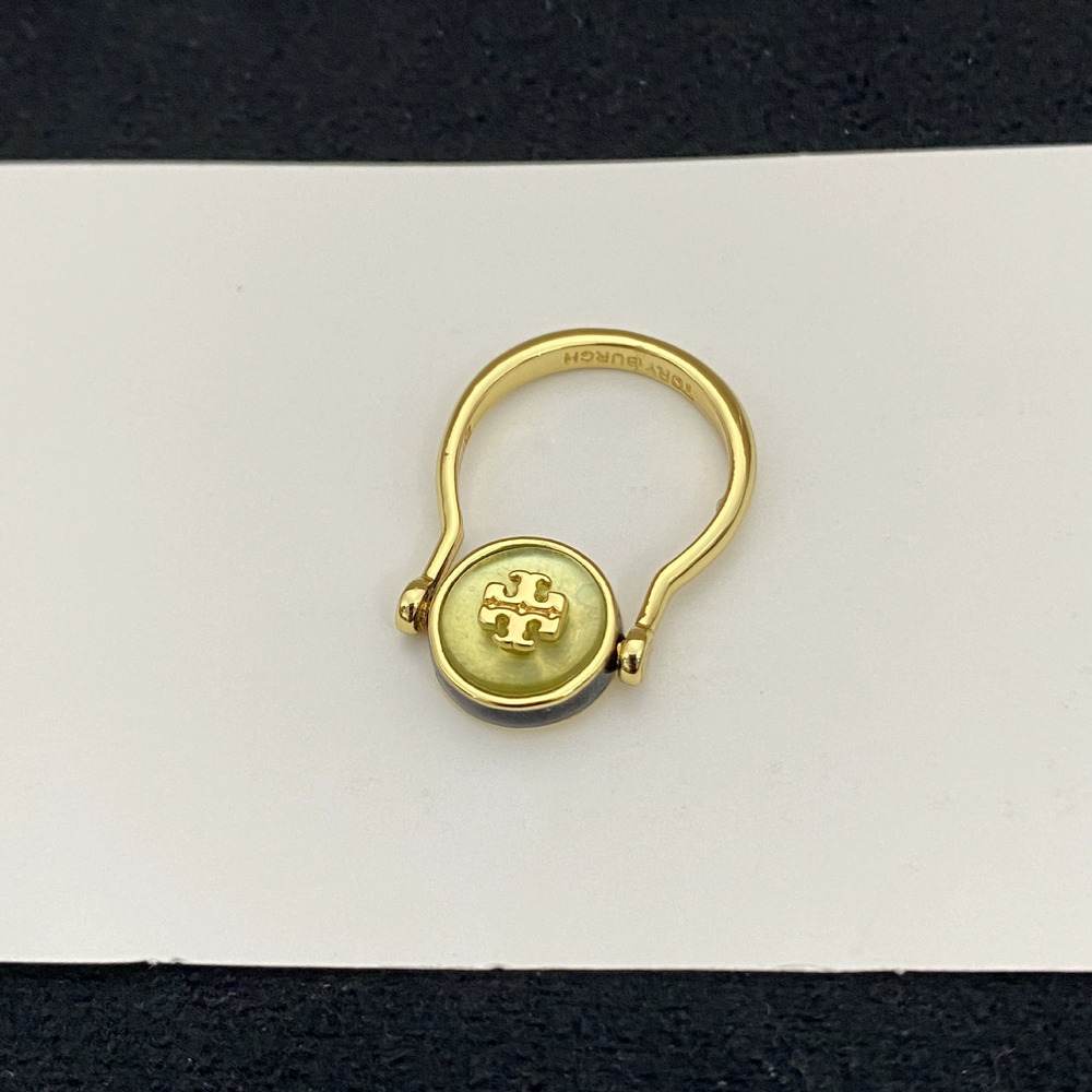 Tory Burch Inlay Metal Ring